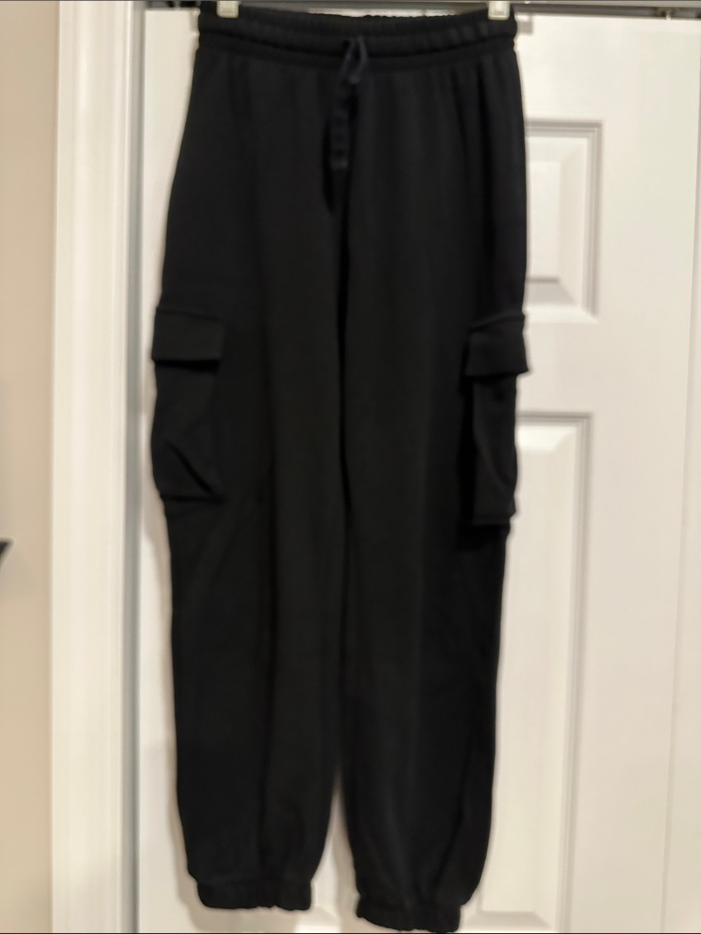 Zara Black Cargo Jogger Pants for Women